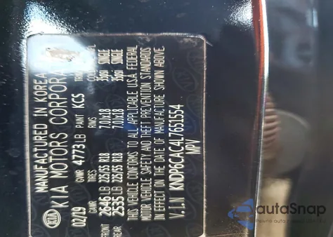 2020 Kia Sportage S from USA, damaged, VIN KNDP6CAC4L7651554